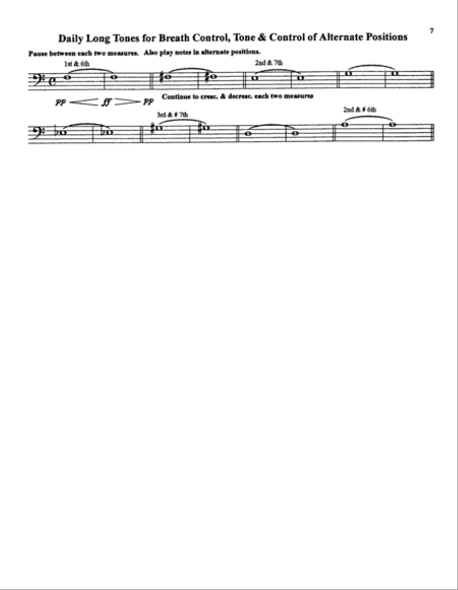 Ernest Clarke - Updated Method for Trombone with F-attachment Trombone scores gallery preview page 5
