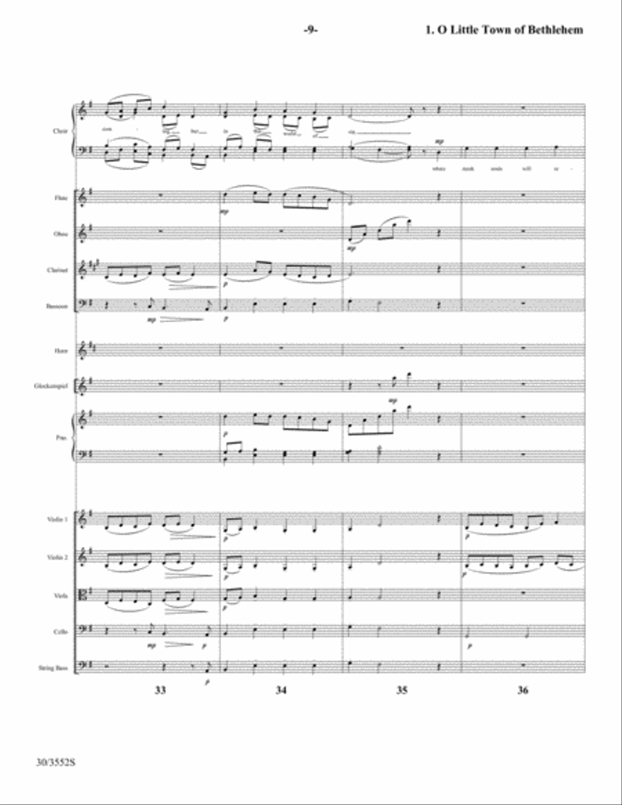 Come Now to Bethlehem - Full Score Choir scores gallery preview page 11