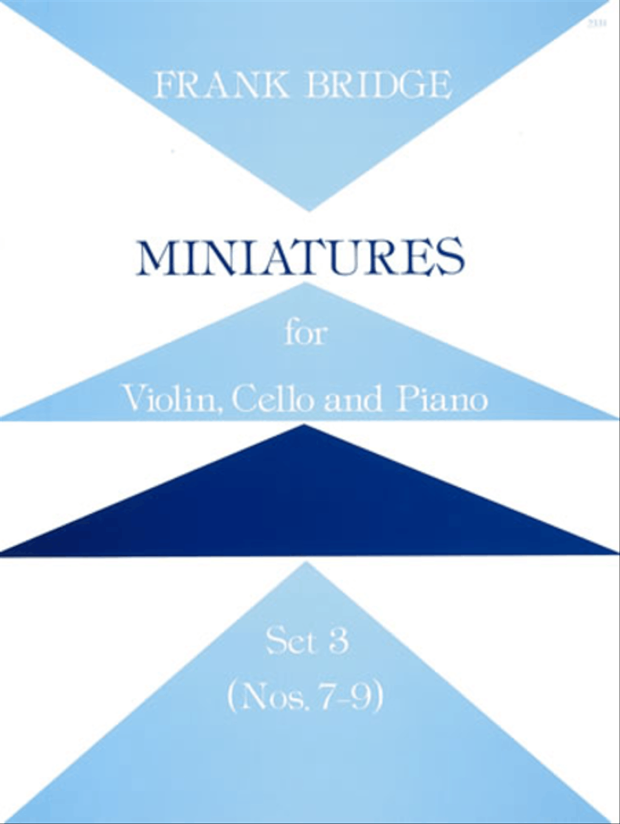 Miniatures for Violin, Cello and Piano. Set 3 Piano Trio scores gallery preview page 1