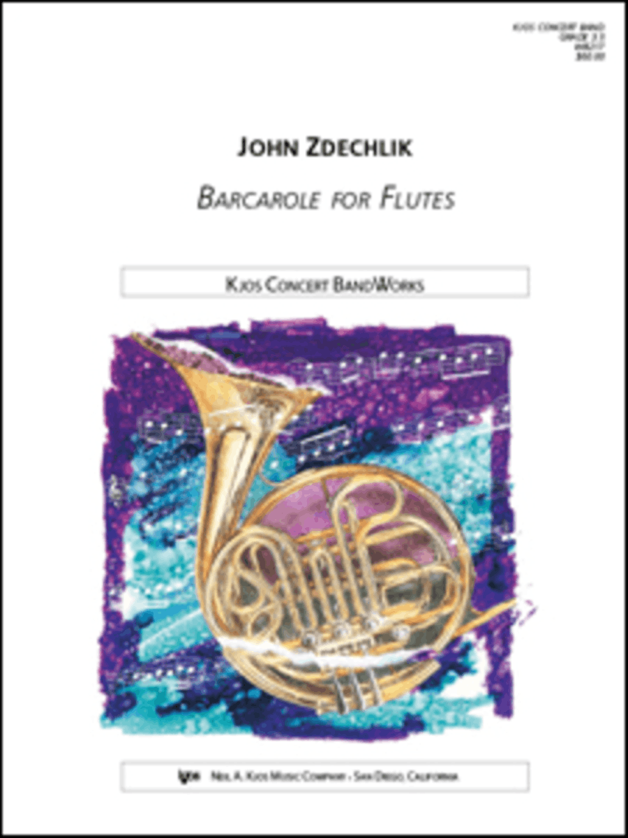 Barcarole For Flutes Concert Band scores gallery preview page 1