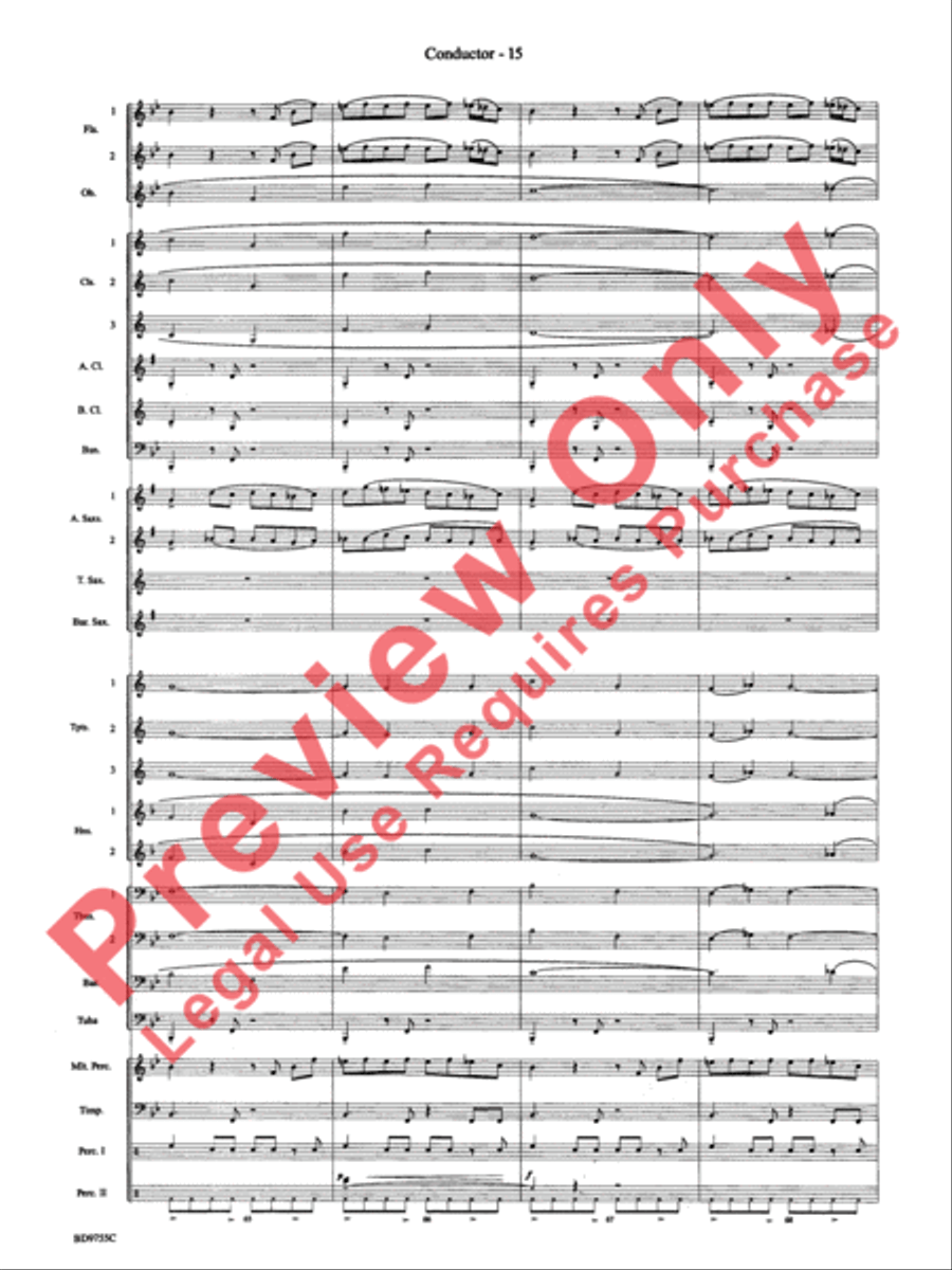 The Maelstrom Concert Band scores gallery preview page 18