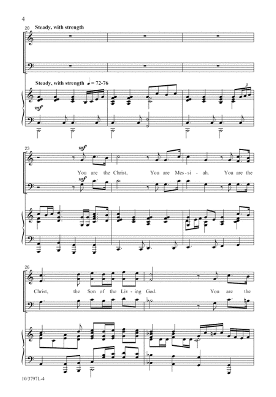 You Are the Christ! 3-Part scores gallery preview page 4