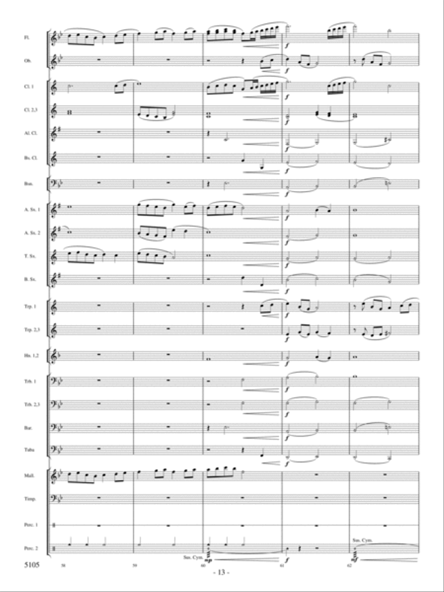 Infinite Horizons Concert Band scores gallery preview page 12