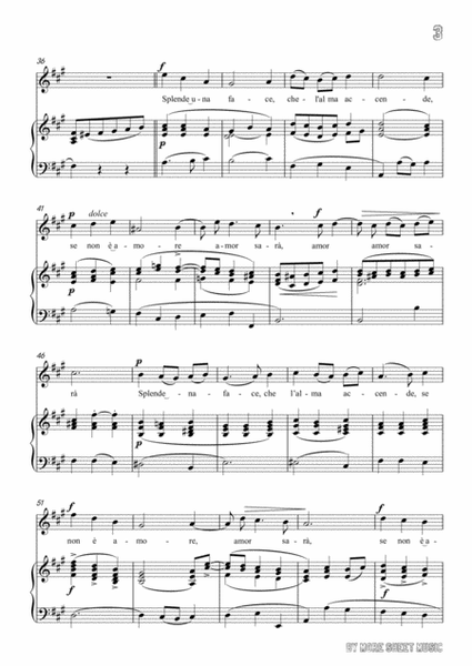 Scarlatti-Sento nel core in f sharp minor,for Voice and Piano image number null