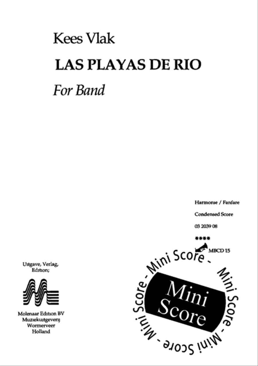 Las Playas de Rio Concert Band scores gallery preview page 3