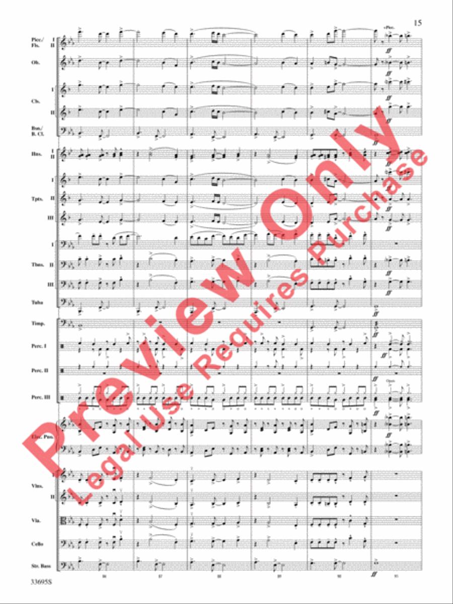 Danzas Cubanas Danzas Cubanas Full Orchestra scores gallery preview page 16