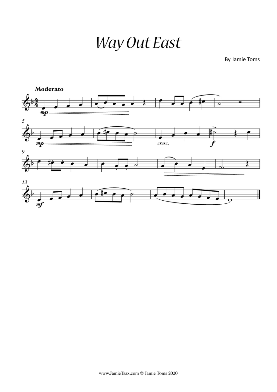 10 Beginner Saxophone Studies Alto Saxophone scores gallery preview page 4