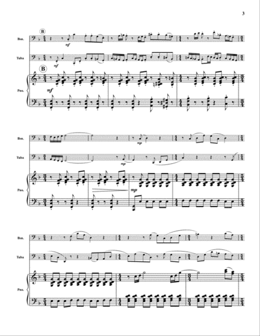 Conversations Bassoon scores gallery preview page 4