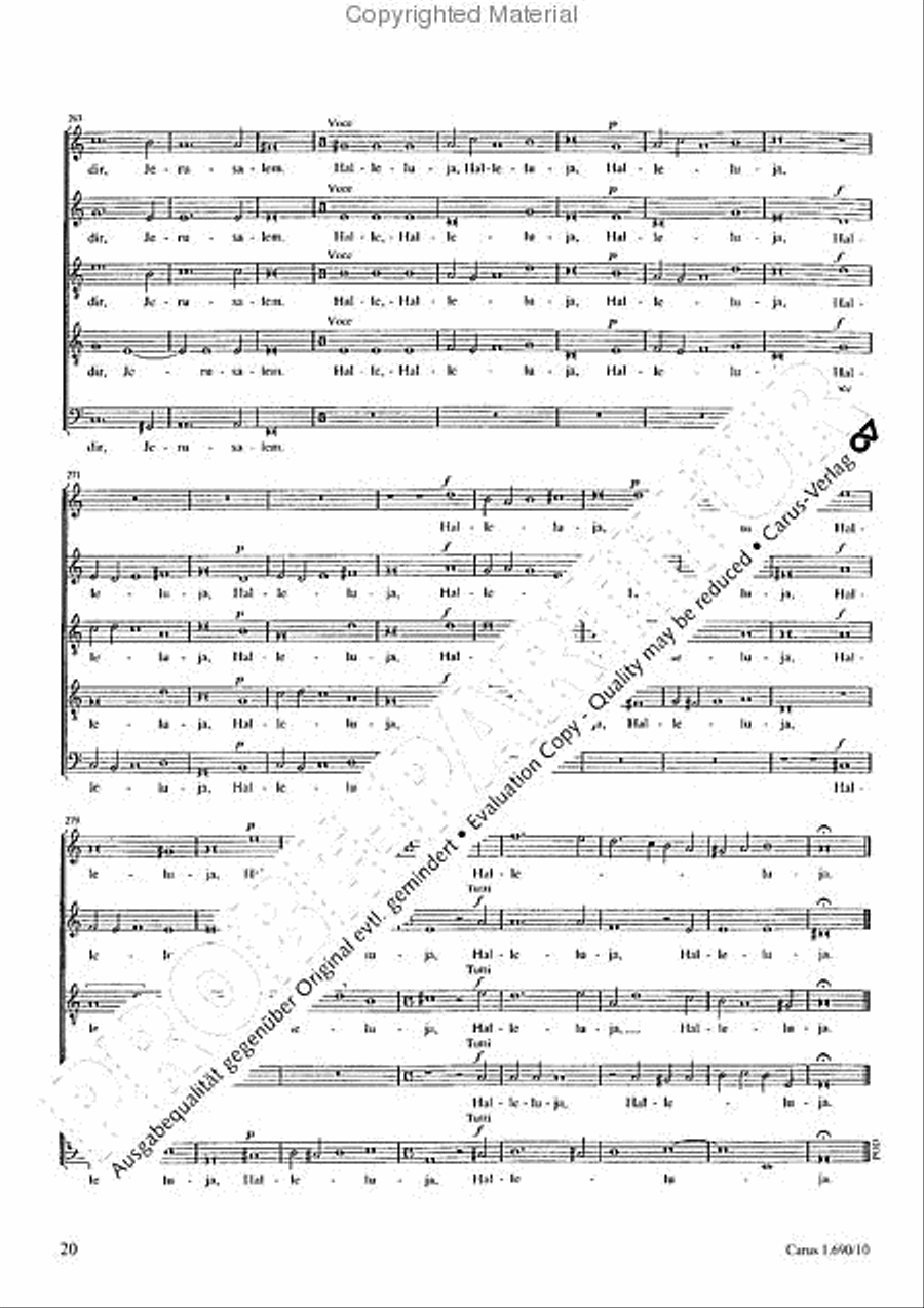 Psalm 116 SATTB scores gallery preview page 21