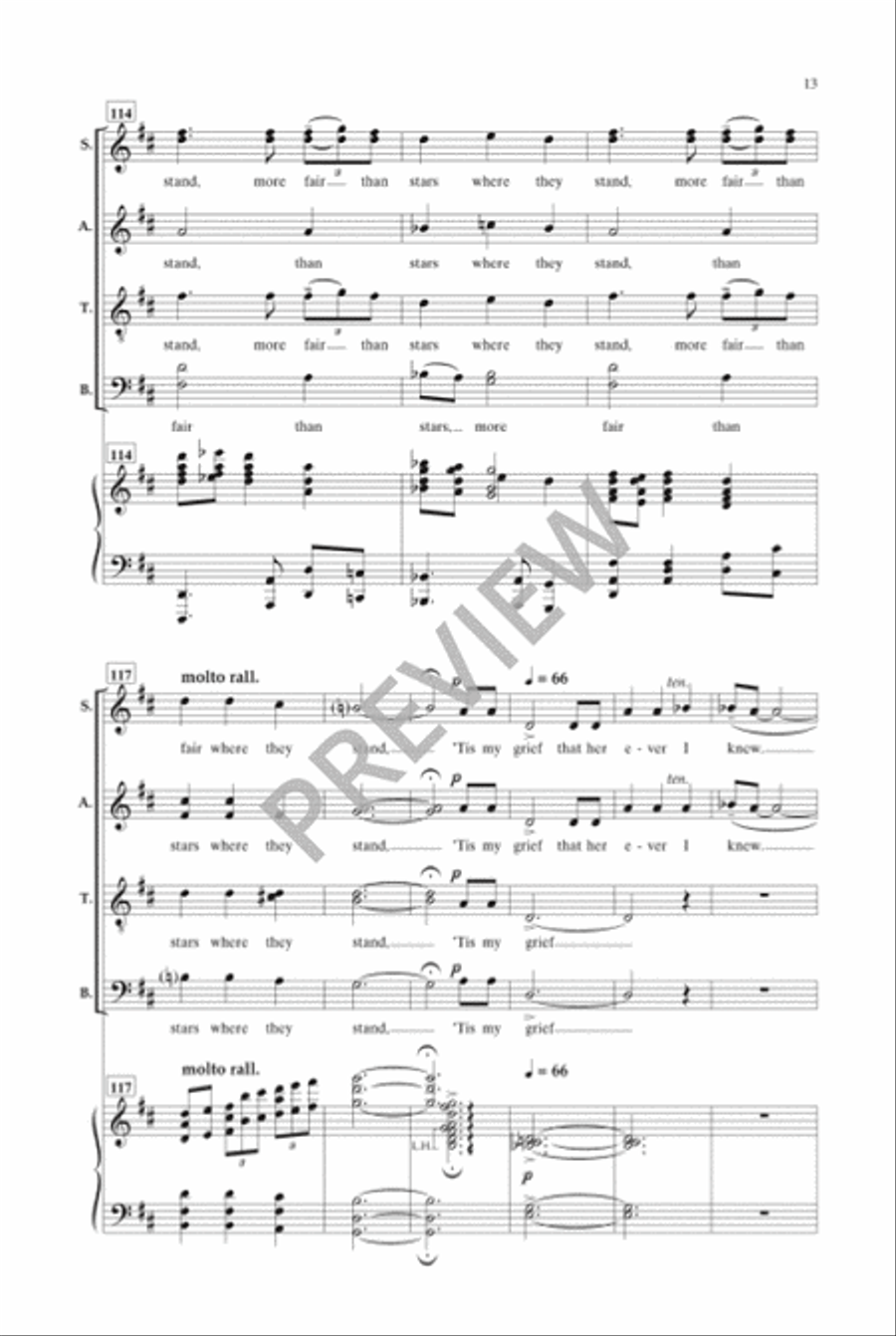 The Stars Stand Up in the Air 4-Part scores gallery preview page 14