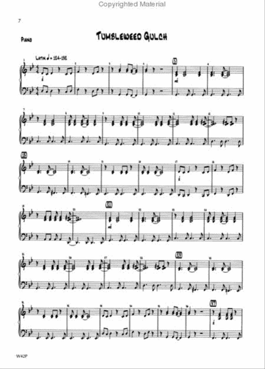 Standard of Excellence First Jazz Performance-Piano Concert Band scores gallery preview page 4