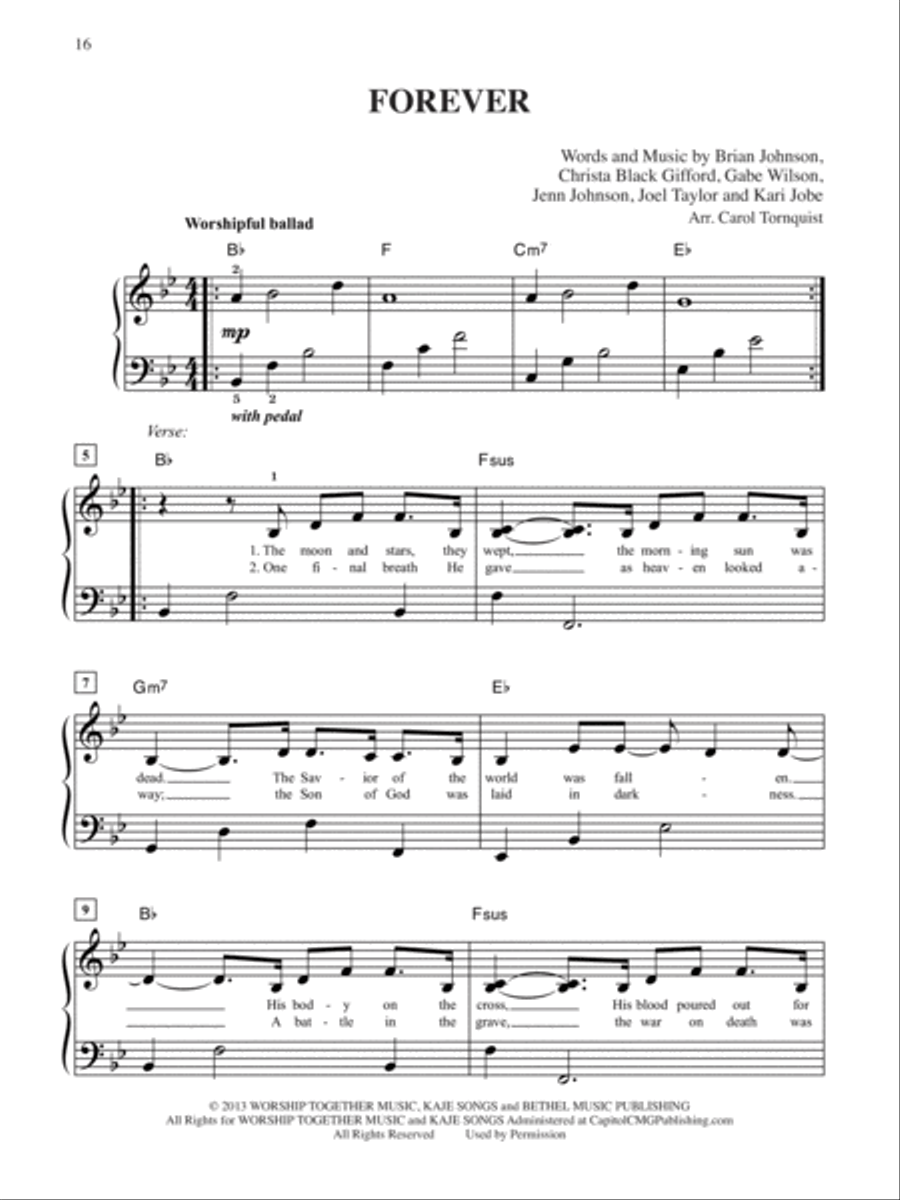 2014 Greatest Christian Hits Easy Piano scores gallery preview page 5