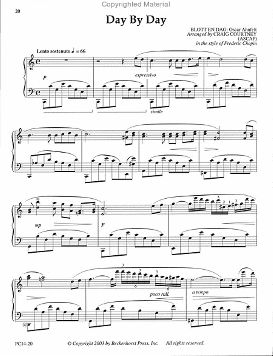 Classical Hymns Piano Solo scores gallery preview page 2