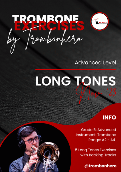 Advanced Trombone Long Tones - Nov '23 image number null