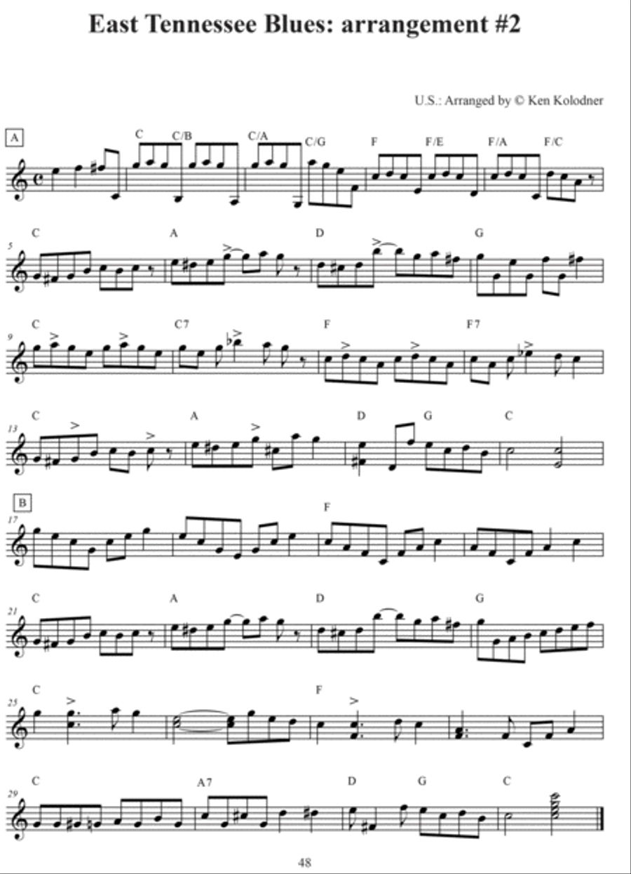 The Sandbridge Dance Tune Collection Dulcimer scores gallery preview page 3