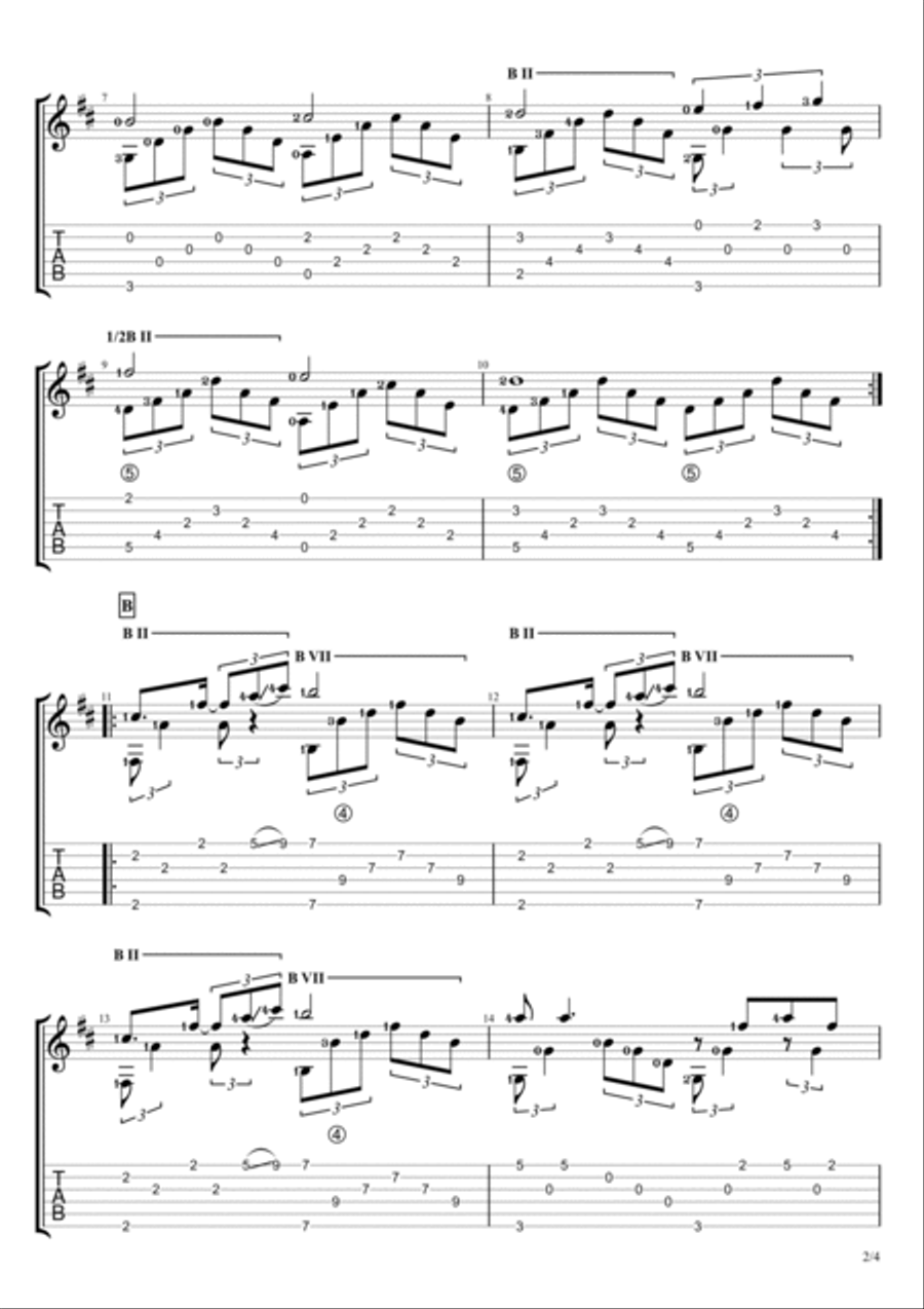 Can't Help Falling In Love Acoustic Guitar scores gallery preview page 2