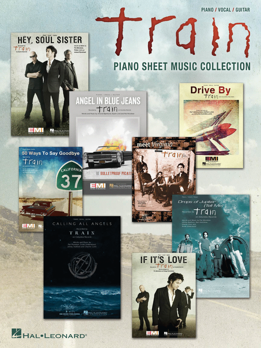 Train - Piano Sheet Music Collection Piano, Vocal, Guitar scores gallery preview page 1