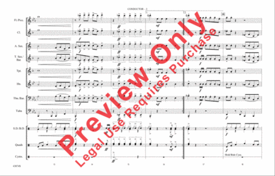 Out of Sight Marching Band scores gallery preview page 4