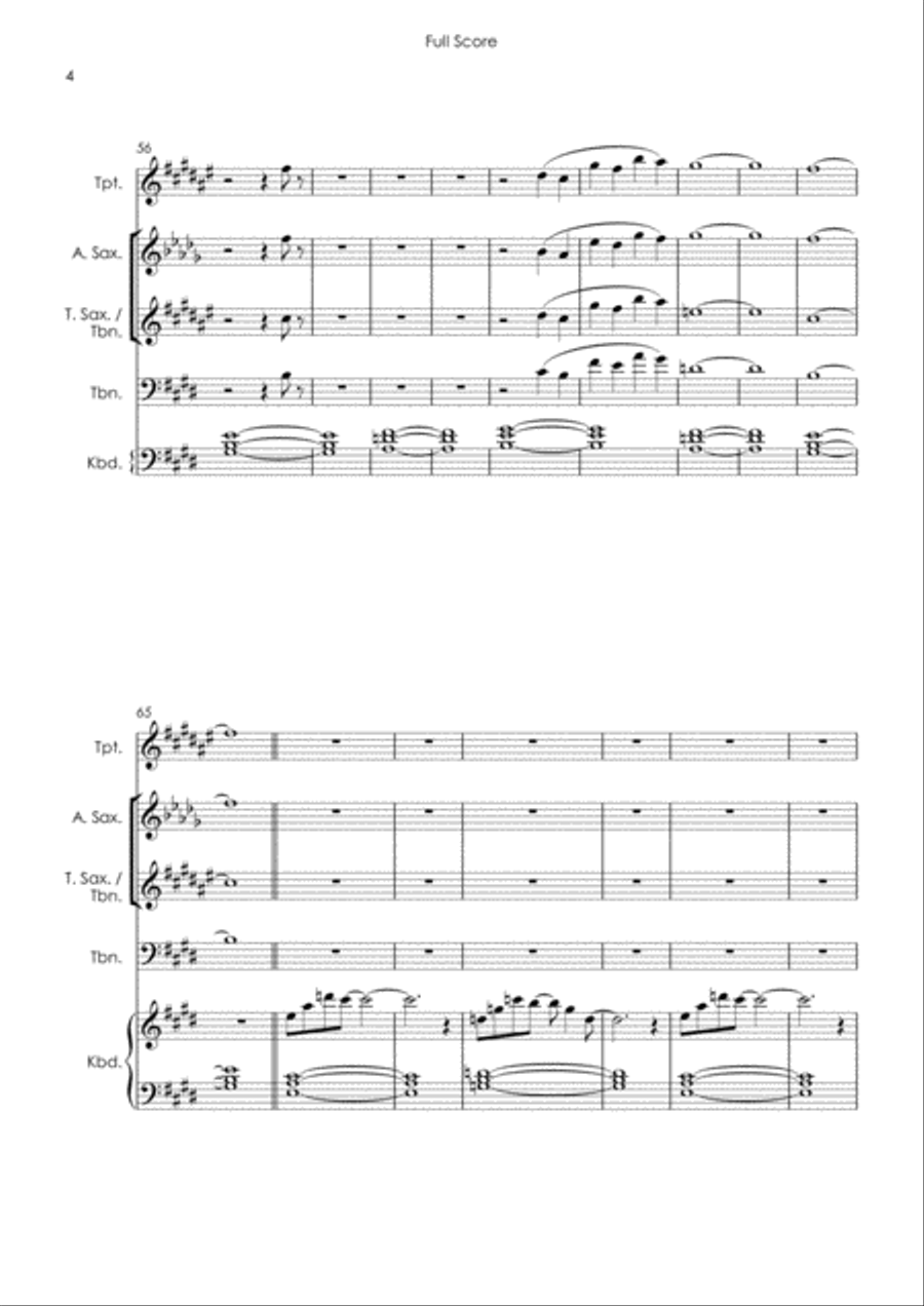 (i've Had) The Time Of My Life Tenor Saxophone scores gallery preview page 6