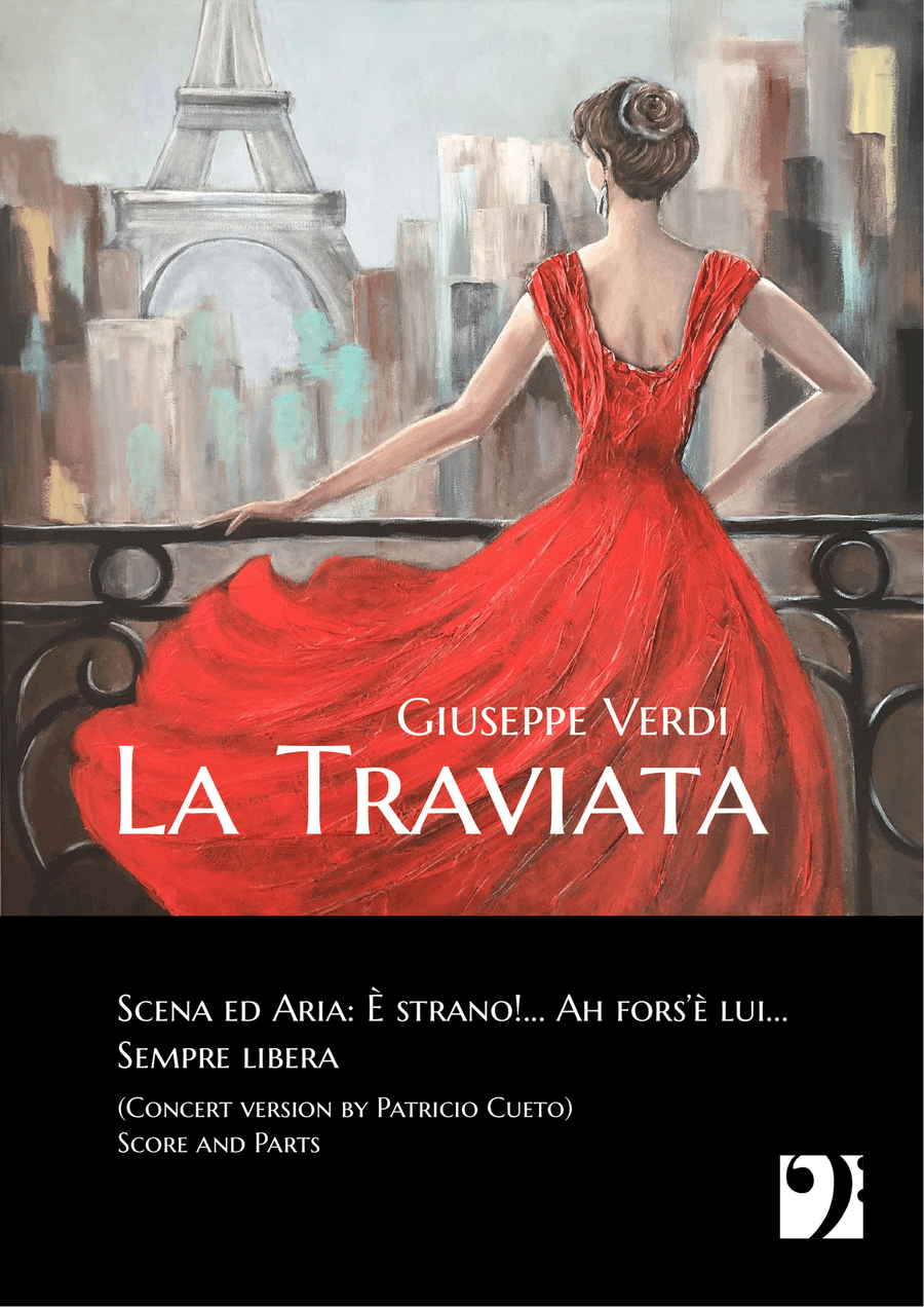 La Traviata - E strano... Ah forse e lui... Sempre libera (Concert version) Large Ensemble scores gallery preview page 1