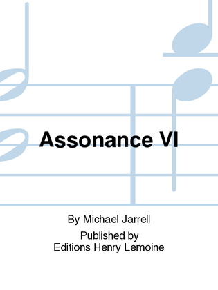 Book cover for Assonance VI