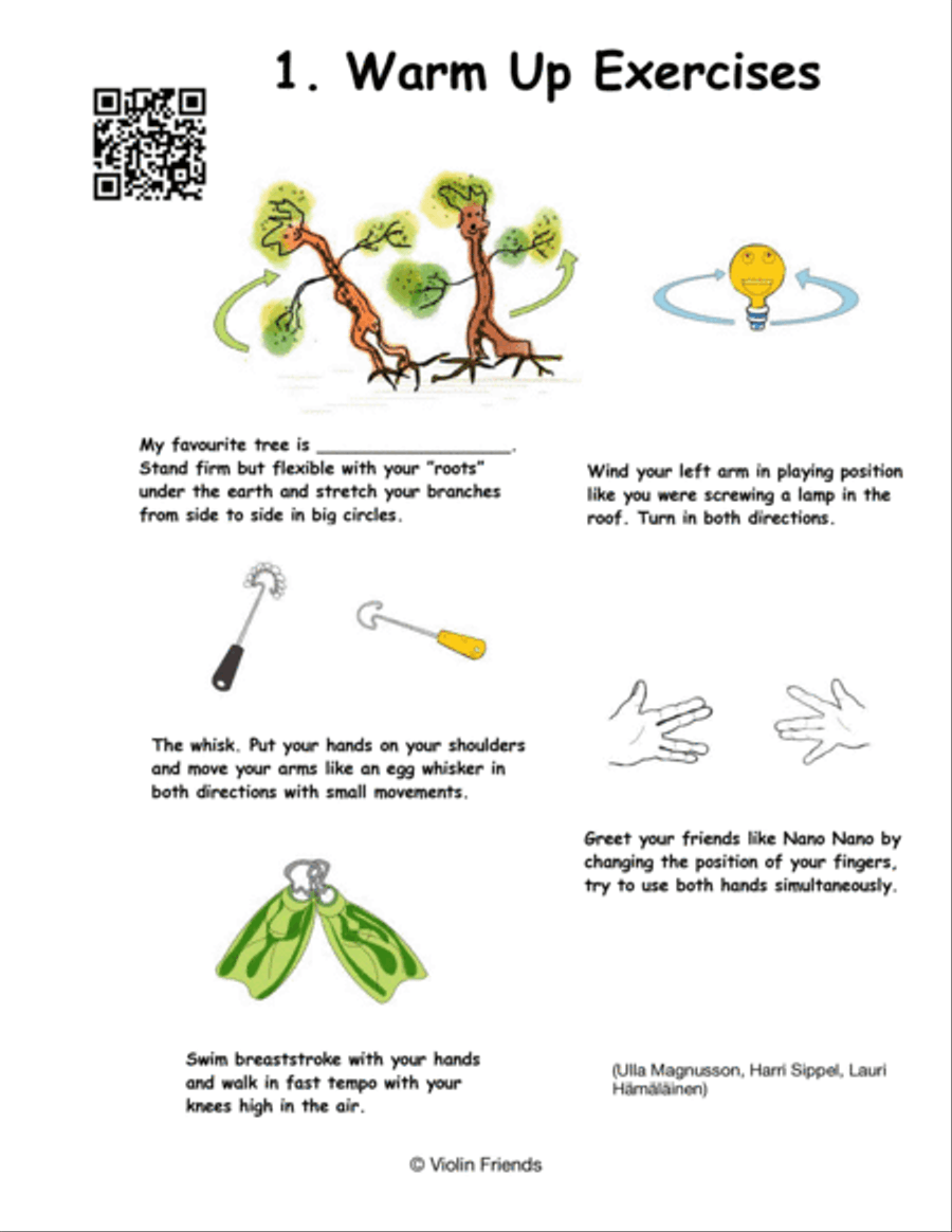 Violin Friends Violin Method Book 1: 59 progressive pieces and fun exercises Chamber Music scores gallery preview page 4