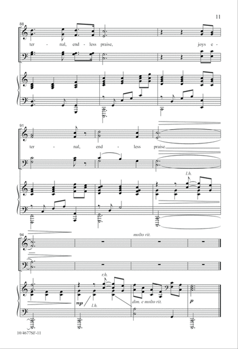 Heavenly Home 4-Part scores gallery preview page 11