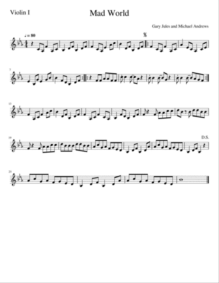 Mad World String Trio scores gallery preview page 4