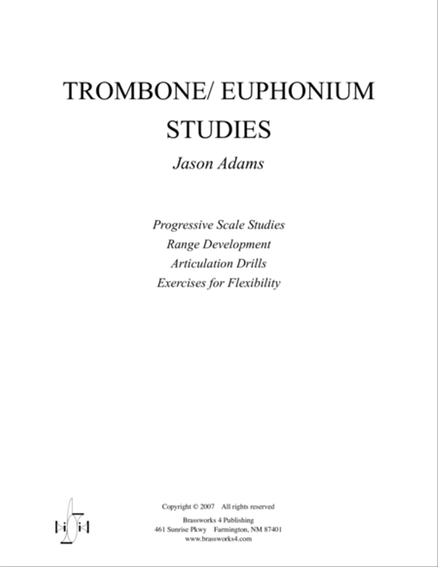 Trombone/Euphonium Studies Euphonium scores gallery preview page 2