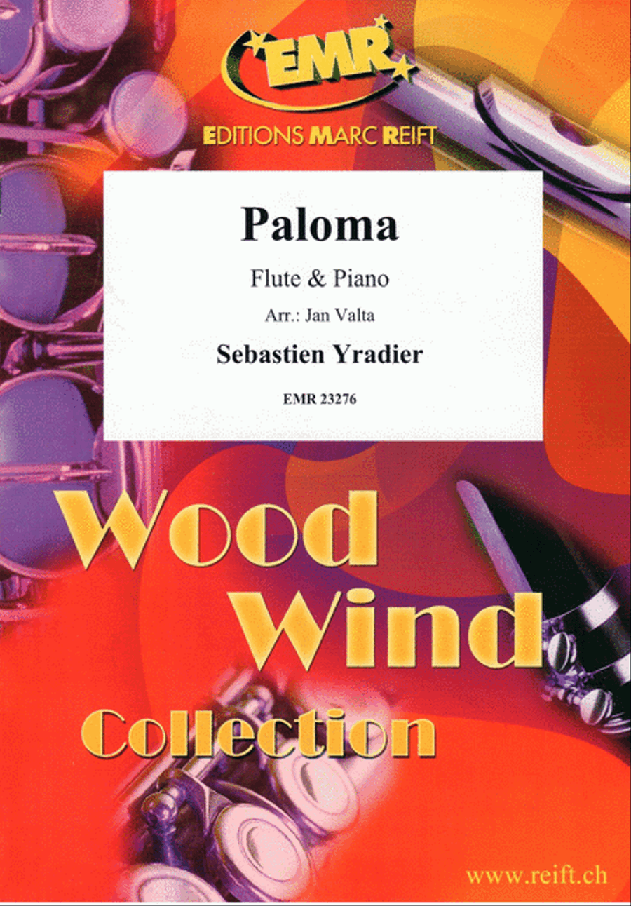 Paloma Paloma Flute Solo scores gallery preview page 1