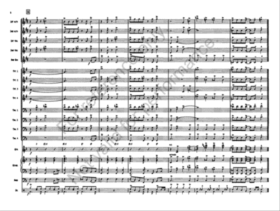 Christmas and Holiday Jazz Saver Pack Jazz Ensemble scores gallery preview page 10