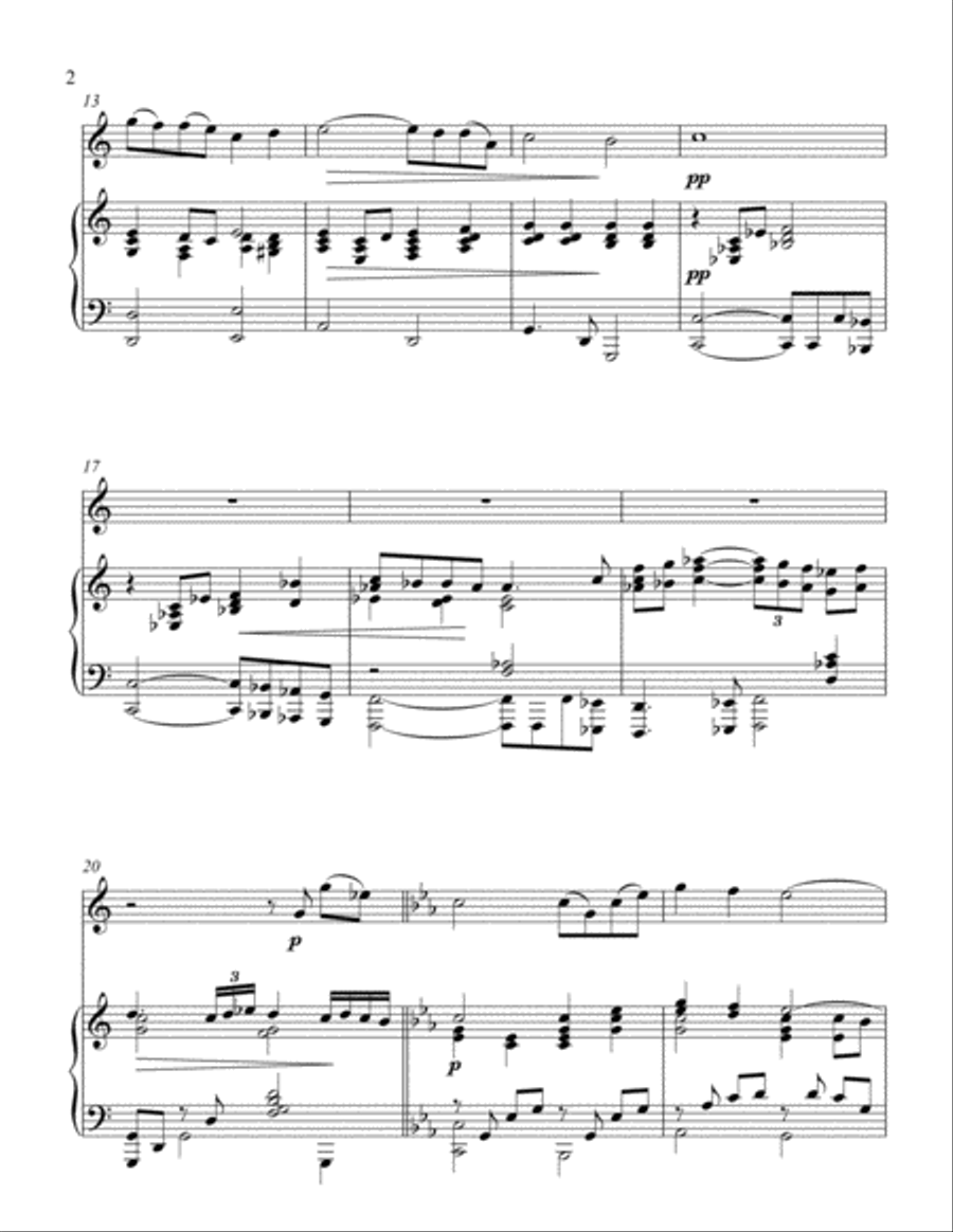 Meditation on Take My Life And Let It Be Violin Solo scores gallery preview page 2