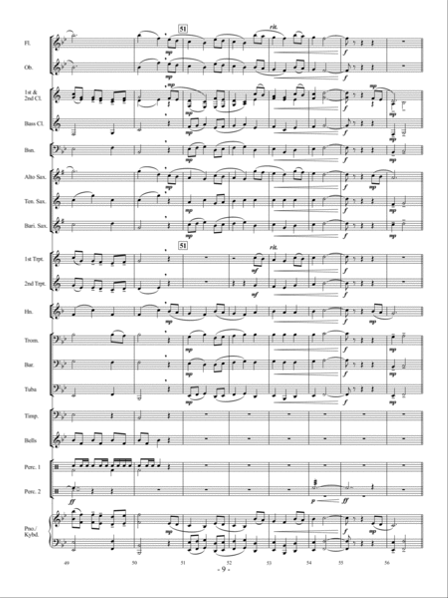 Prelude on a German Hymnsong Concert Band scores gallery preview page 8