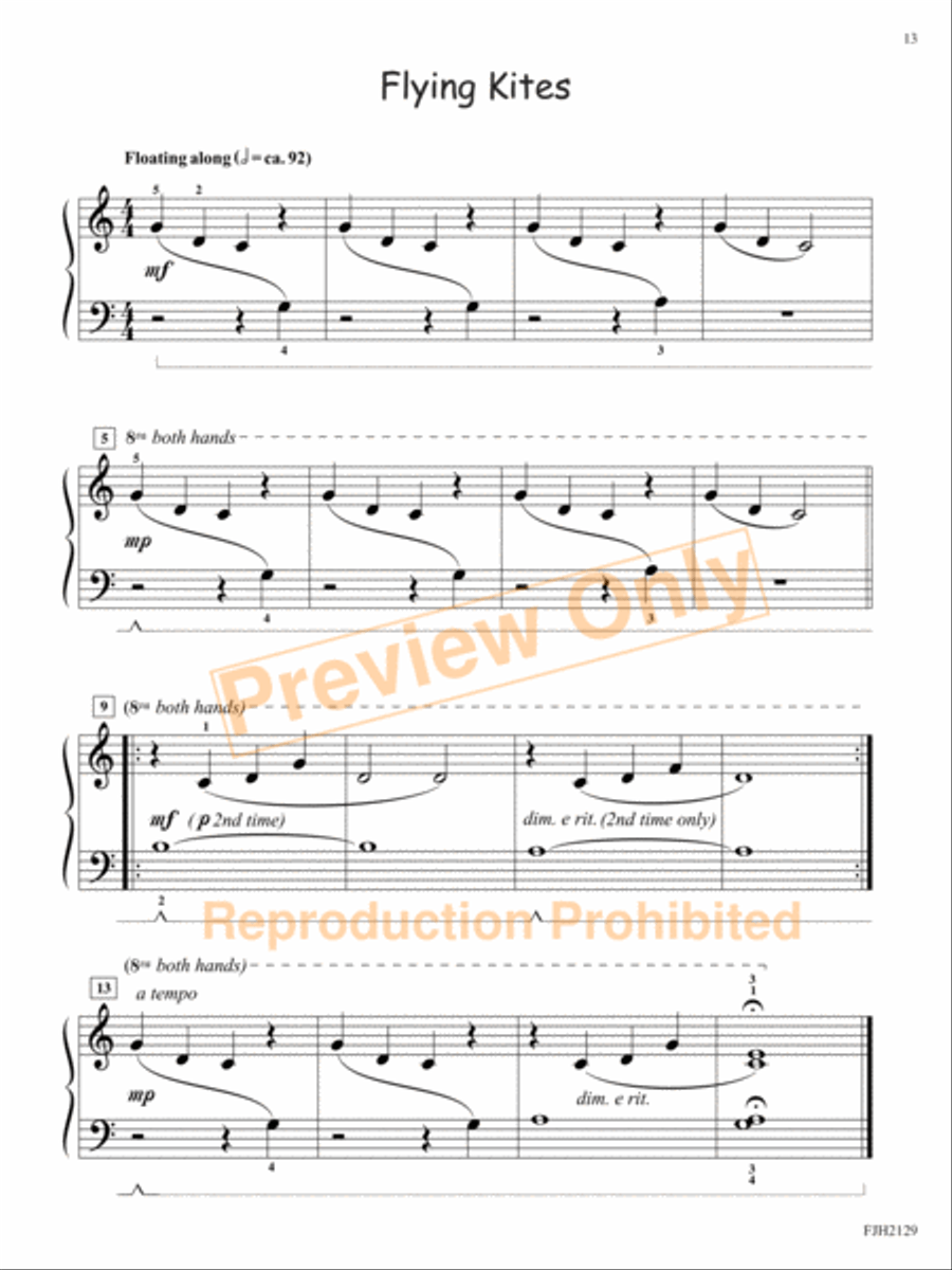 Year 'Round Fun, Book 1 (NFMC) Easy Piano scores gallery preview page 4