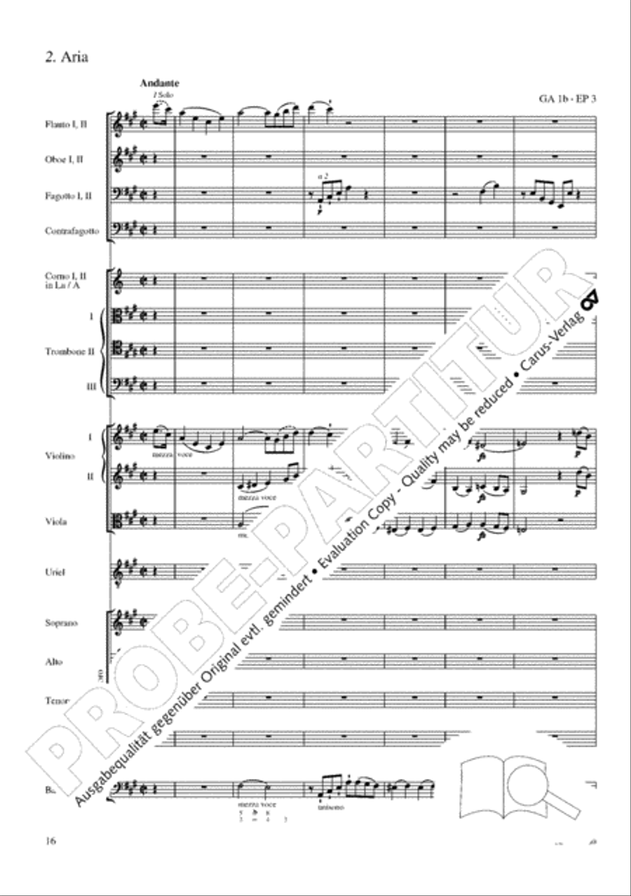 The Creation (Die Schopfung) 4-Part scores gallery preview page 36