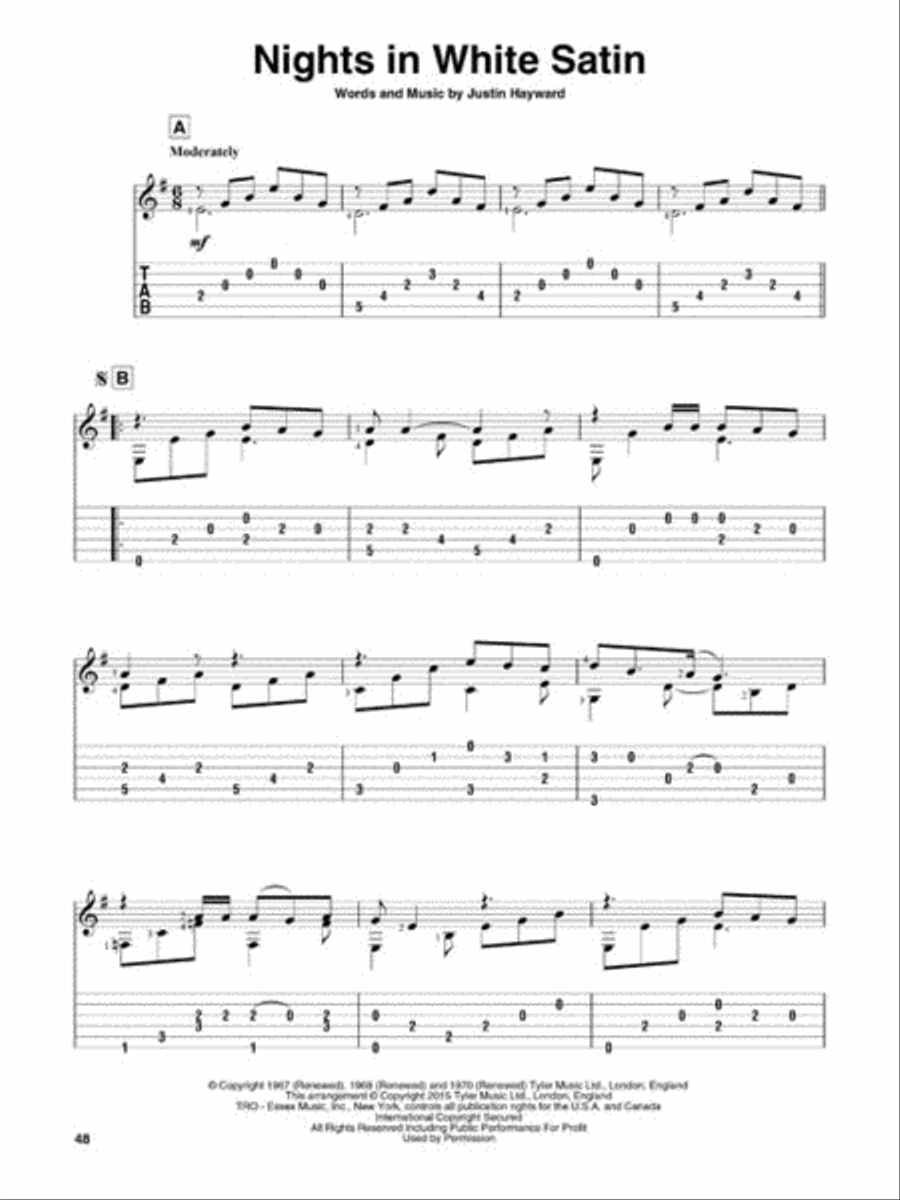 Classic Rock for Classical Guitar Acoustic Guitar scores gallery preview page 4