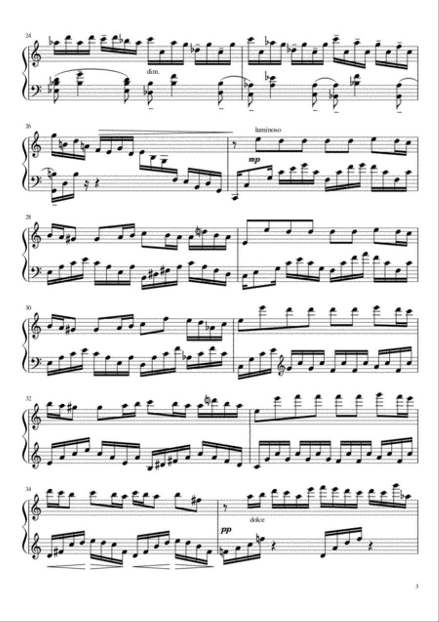 the Moods (№3) Piano Solo scores gallery preview page 3