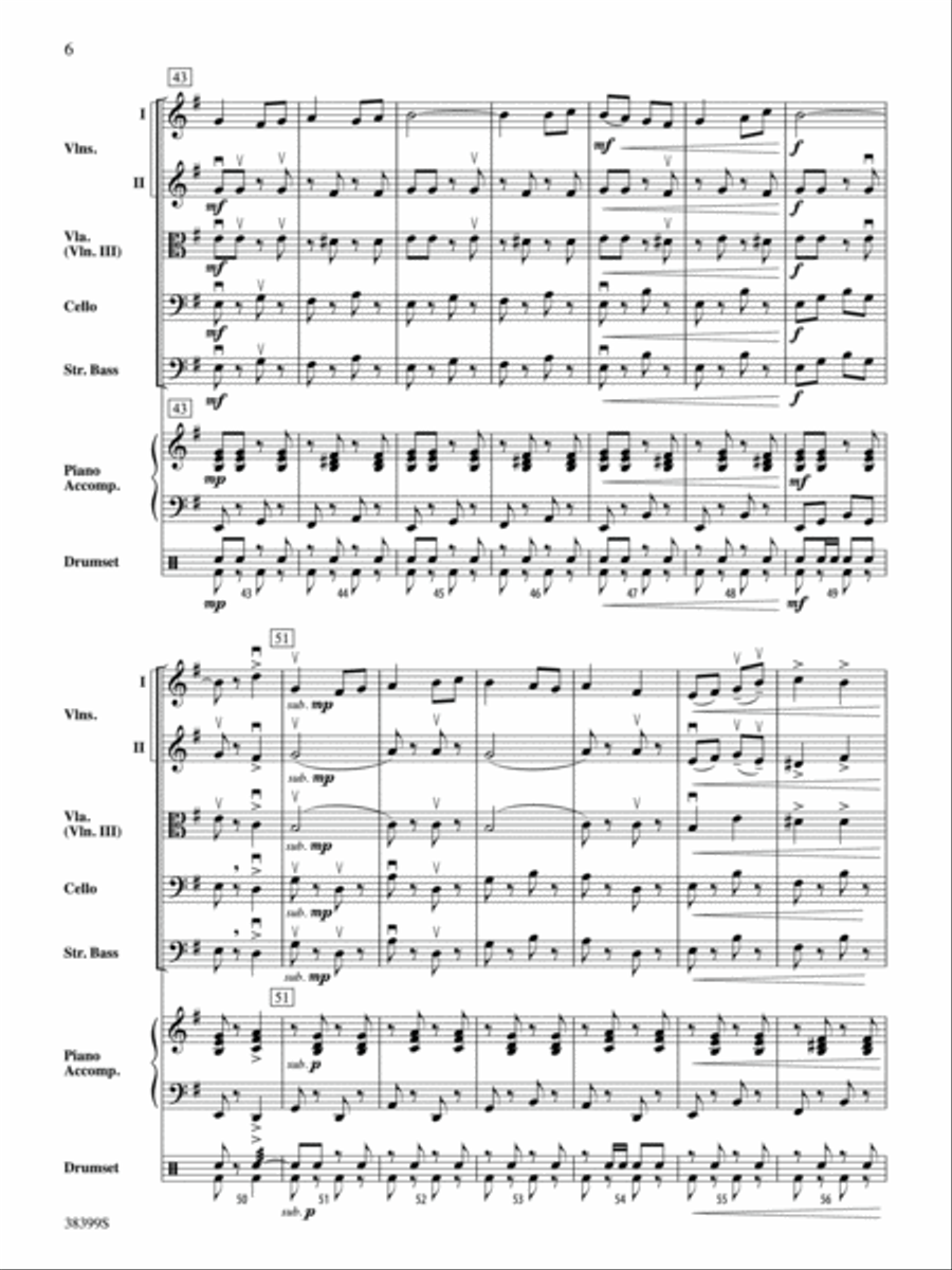 Andalucía: Score String Orchestra scores gallery preview page 6