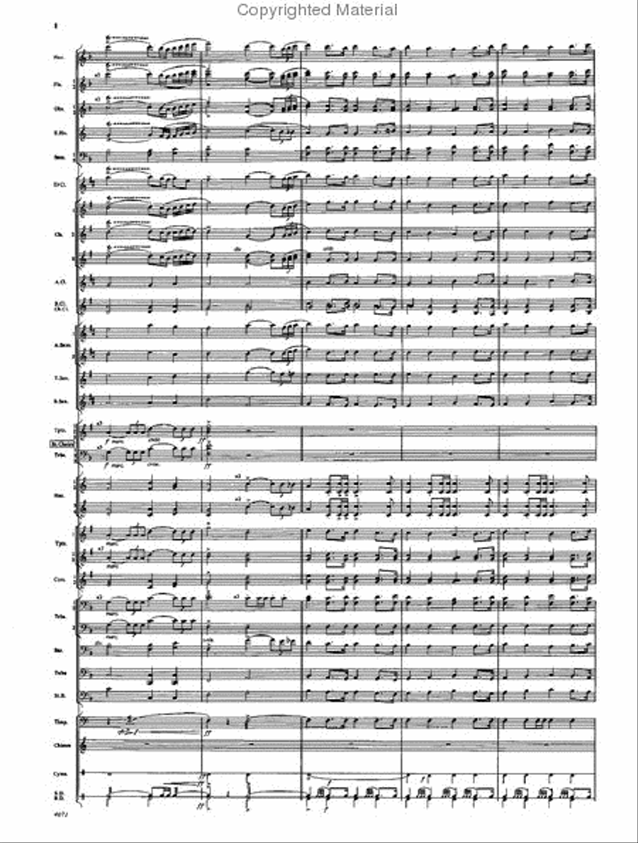 Fourth Suite for Band Concert Band scores gallery preview page 6