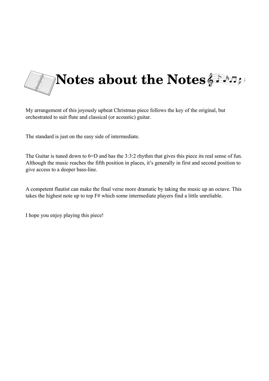 Feliz Navidad Flute scores gallery preview page 3