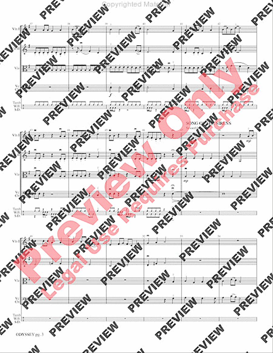Odyssey Odyssey String Orchestra scores gallery preview page 6