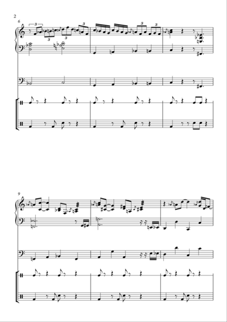 Georgia On My Mind Georgia On My Mind Small Ensemble scores gallery preview page 2