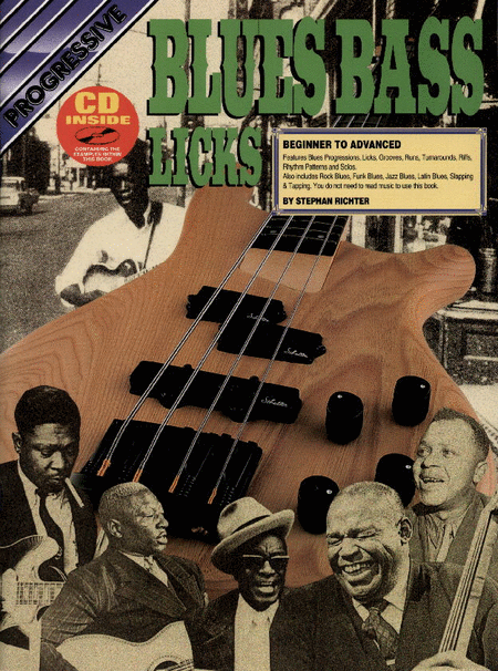 Progressive Blues Bass Licks Book
