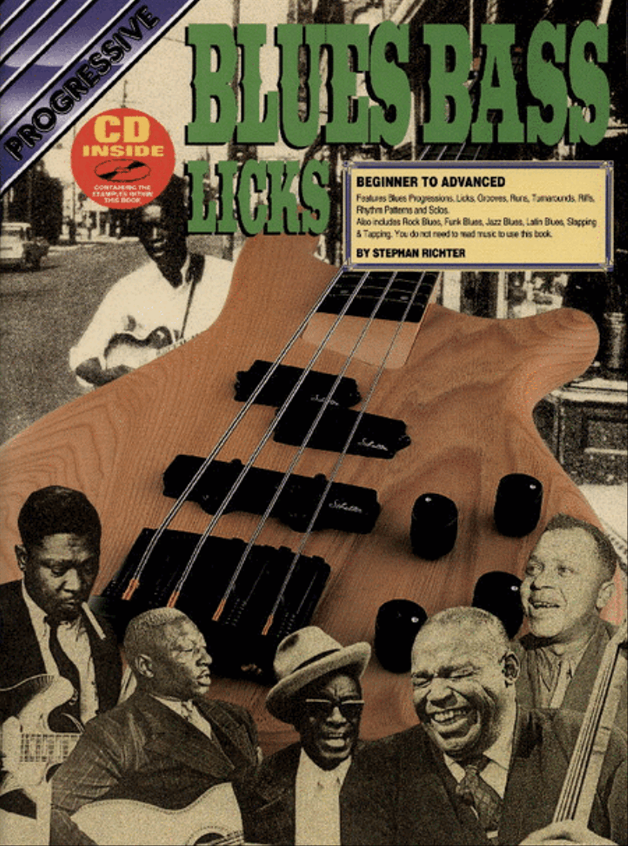 Progressive Blues Bass Licks (Book/CD) Bass Guitar scores gallery preview page 1