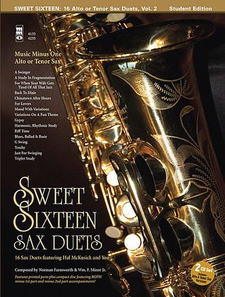 Book cover for Sweet Sixteen Sax Duets