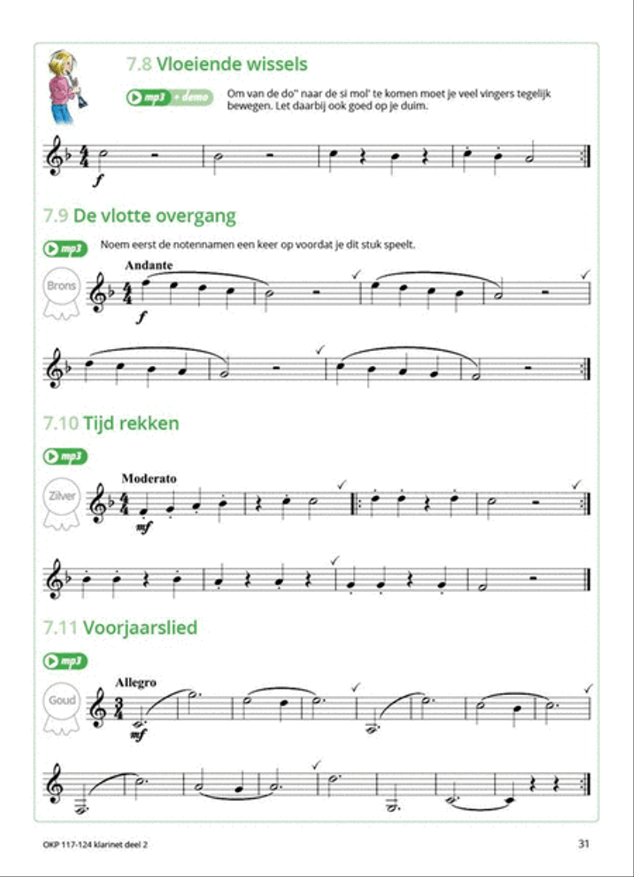 Samen Leren Samenspelen Vlaams Deel 2 Clarinet Solo scores gallery preview page 5