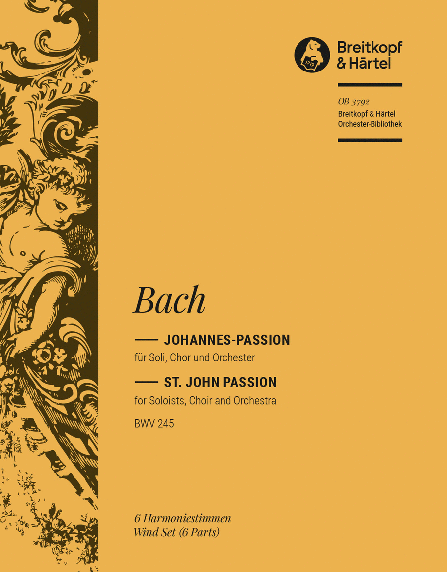 St. John Passion BWV 245 4-Part scores gallery preview page 1