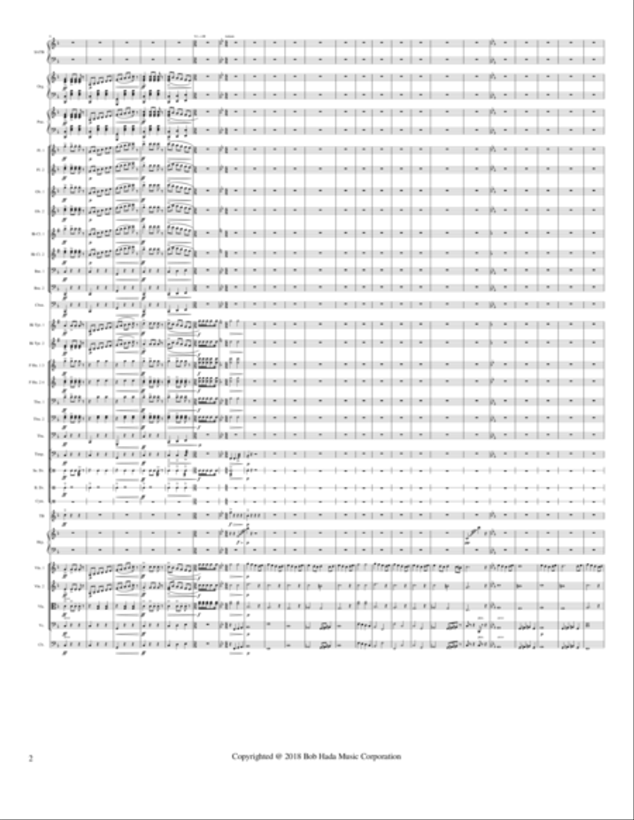 Great Day of Judgement Suite I Movement - The Day of Apocalypse Full Orchestra scores gallery preview page 2