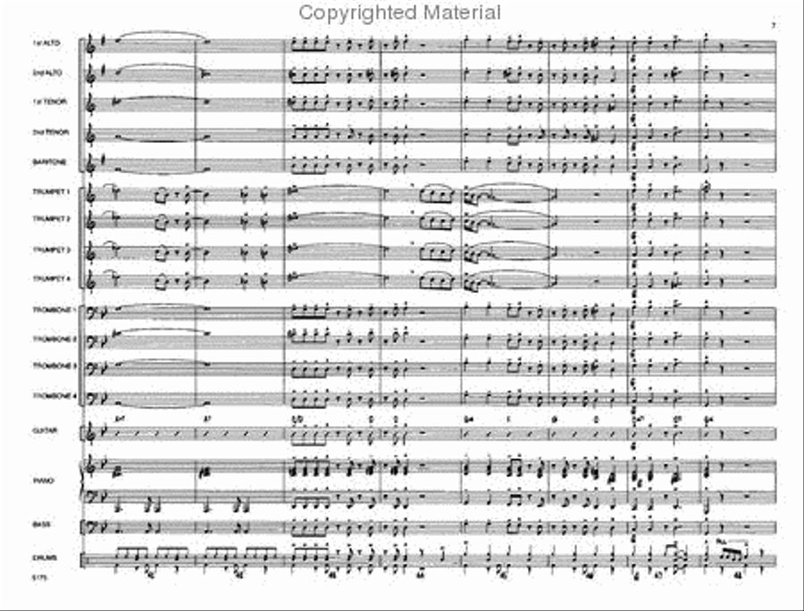 Baja Breeze Jazz Ensemble scores gallery preview page 7
