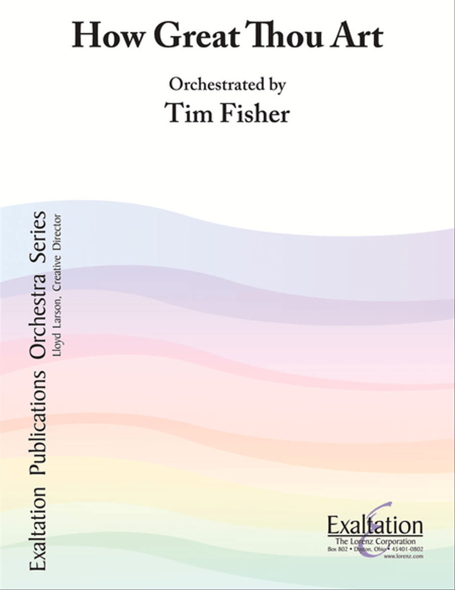 How Great Thou Art Full Orchestra scores gallery preview page 1
